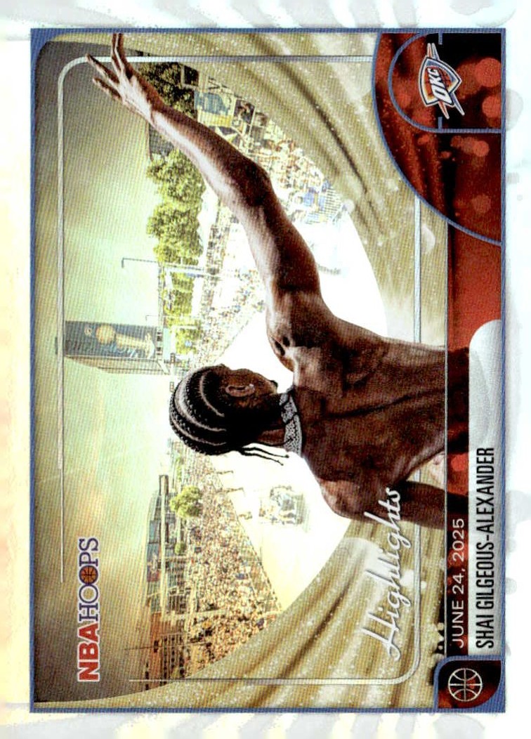 2025 Hoops Shai Gilgeous-Alexander graded slab