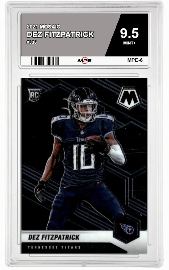 2021 MOSAIC #336 DEZ FITZPATRICK MPE 9.5 MINT+ — graded card auctioned from the MPE vault