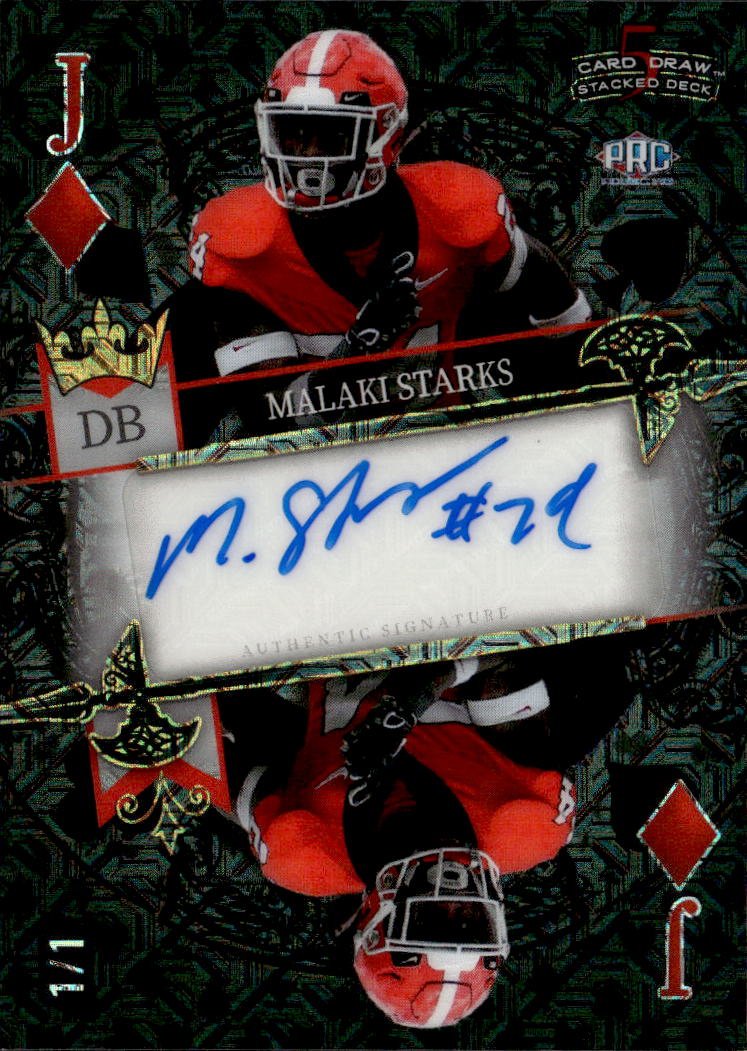 2024 Wild Card Malaki Starks graded slab