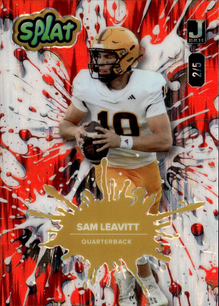2025 Wild Card Sam Leavitt graded slab