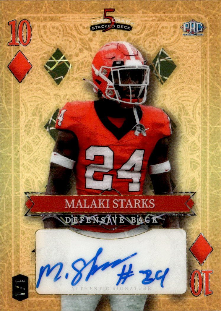 2024 Wild Card Malaki Starks graded slab