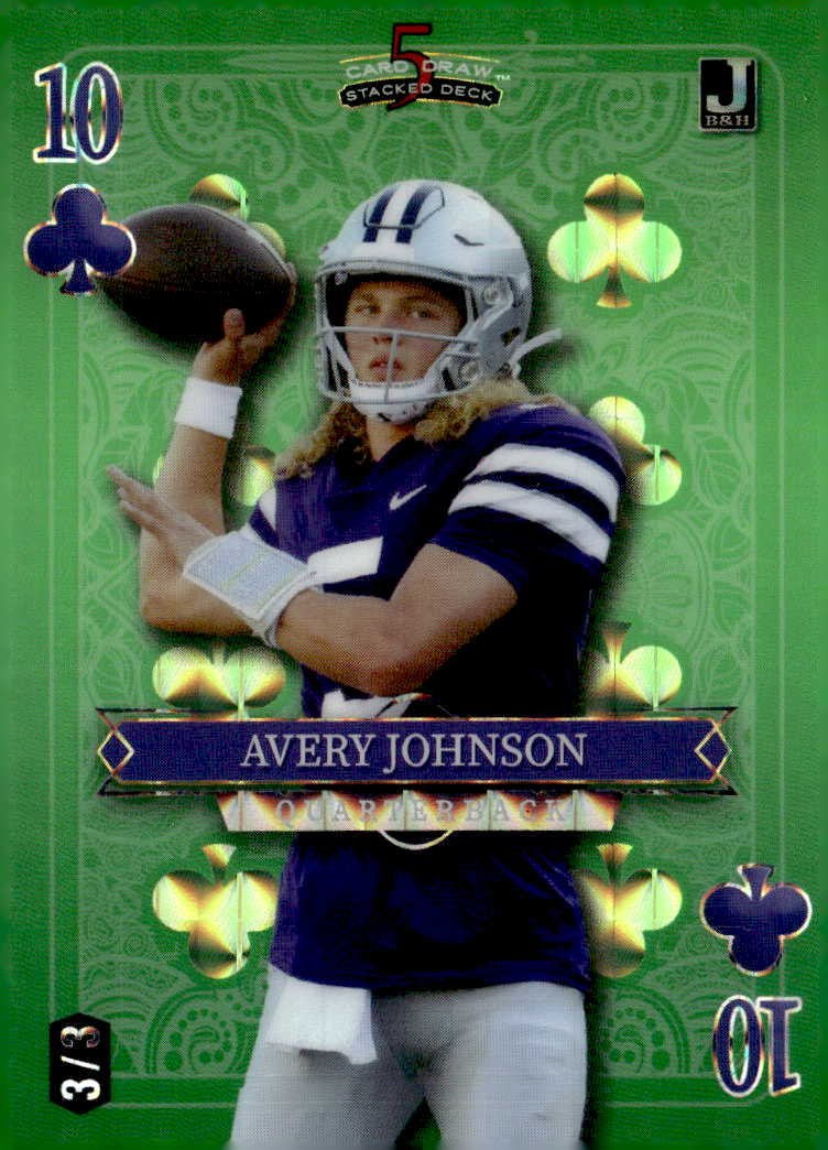 2024 Wc 5 Card Draw Sd Avery Johnson graded slab