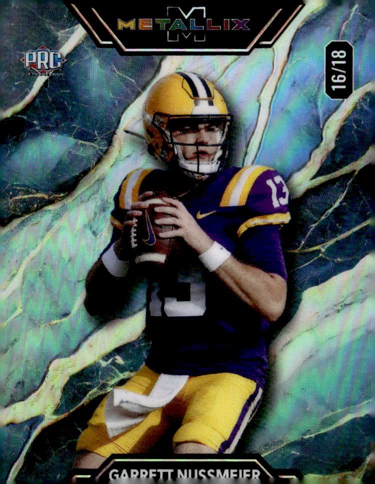 2025 Wc Metallix Garrett Nussmeier graded slab