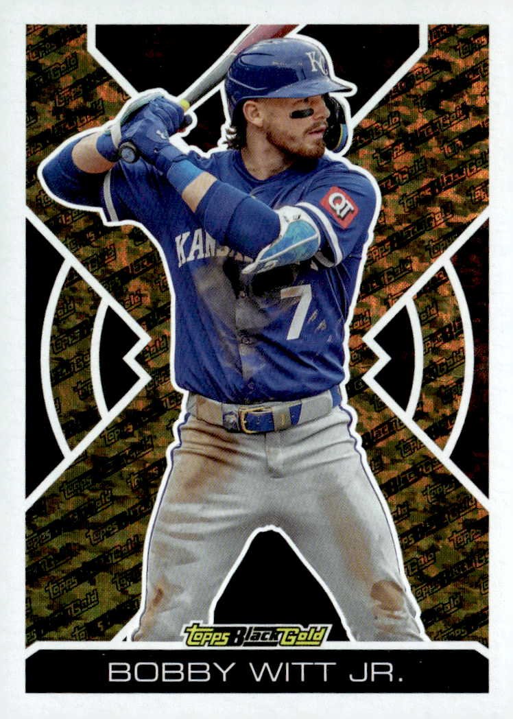 2025 Topps Black Gold Bobby Witt Jr. graded slab
