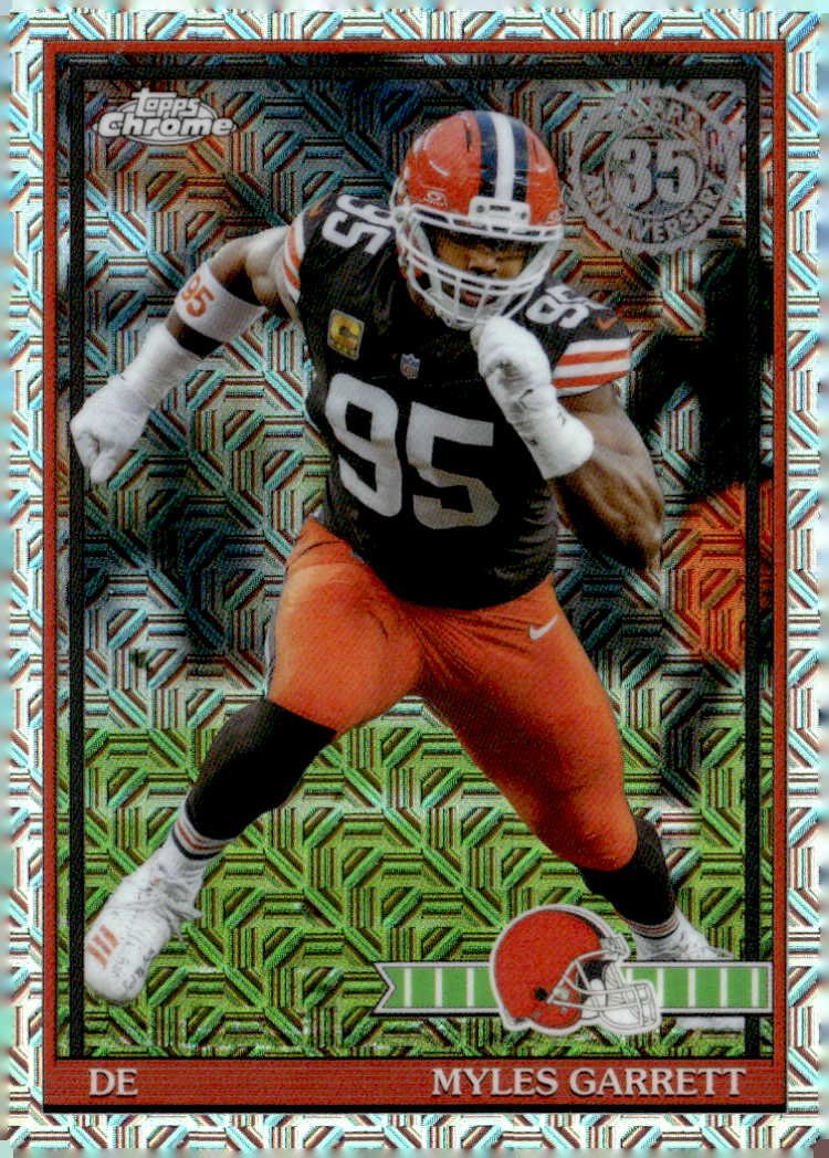 2026 Topps Chrome Myles Garrett graded slab
