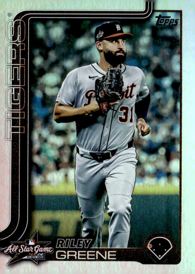 2025 Topps Riley Greene graded slab
