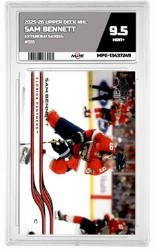2025-26 UPPER DECK NHL EXTENDED SERIES #555 SAM BENNETT MPE 9.5 MINT+ — graded card up for auction