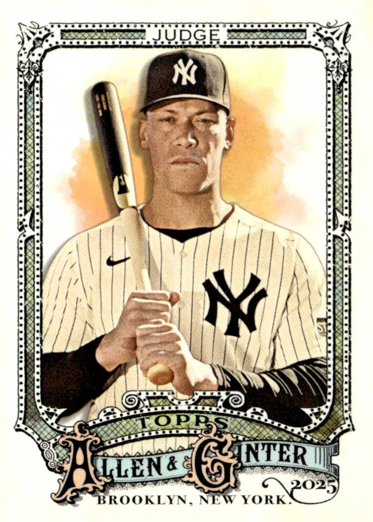 2025 Allen & Ginter Aaron Judge graded slab
