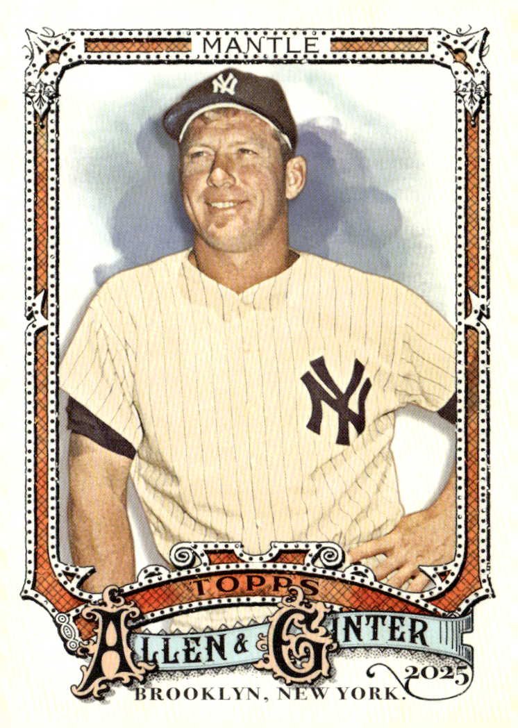 2025 Allen & Ginter Mickey Mantle graded slab