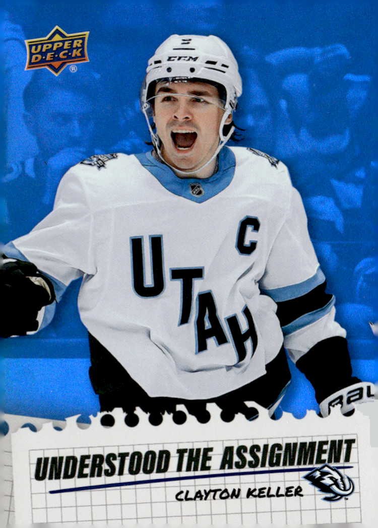 2025-26 Upper Deck NHL Es Clayton Keller graded slab