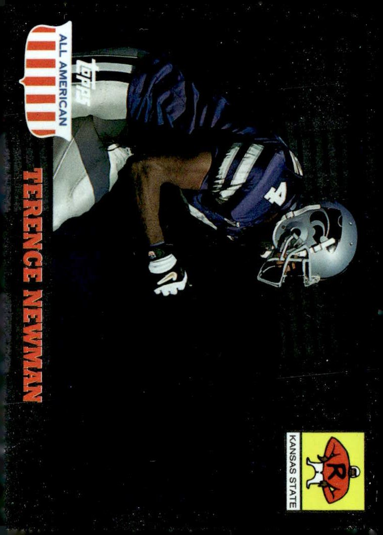 2003 Topps Terence Newman graded slab