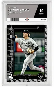 2025 TOPPS TEAM COLOR BORDER #660 JONATHAN CANNON MPE 10 GEM/MT — graded card up for auction