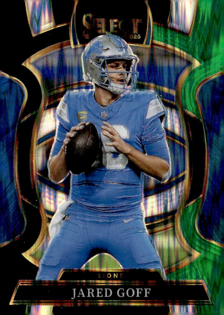 2025 Select Jared Goff graded slab