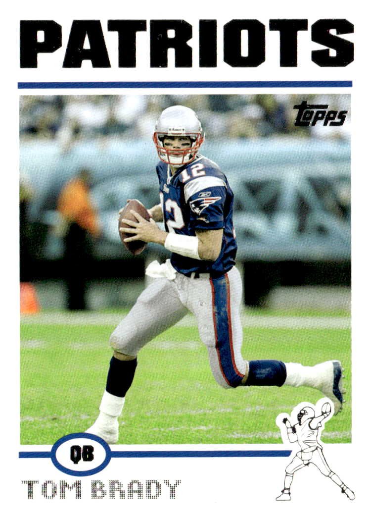 2004 Topps Tom Brady graded slab