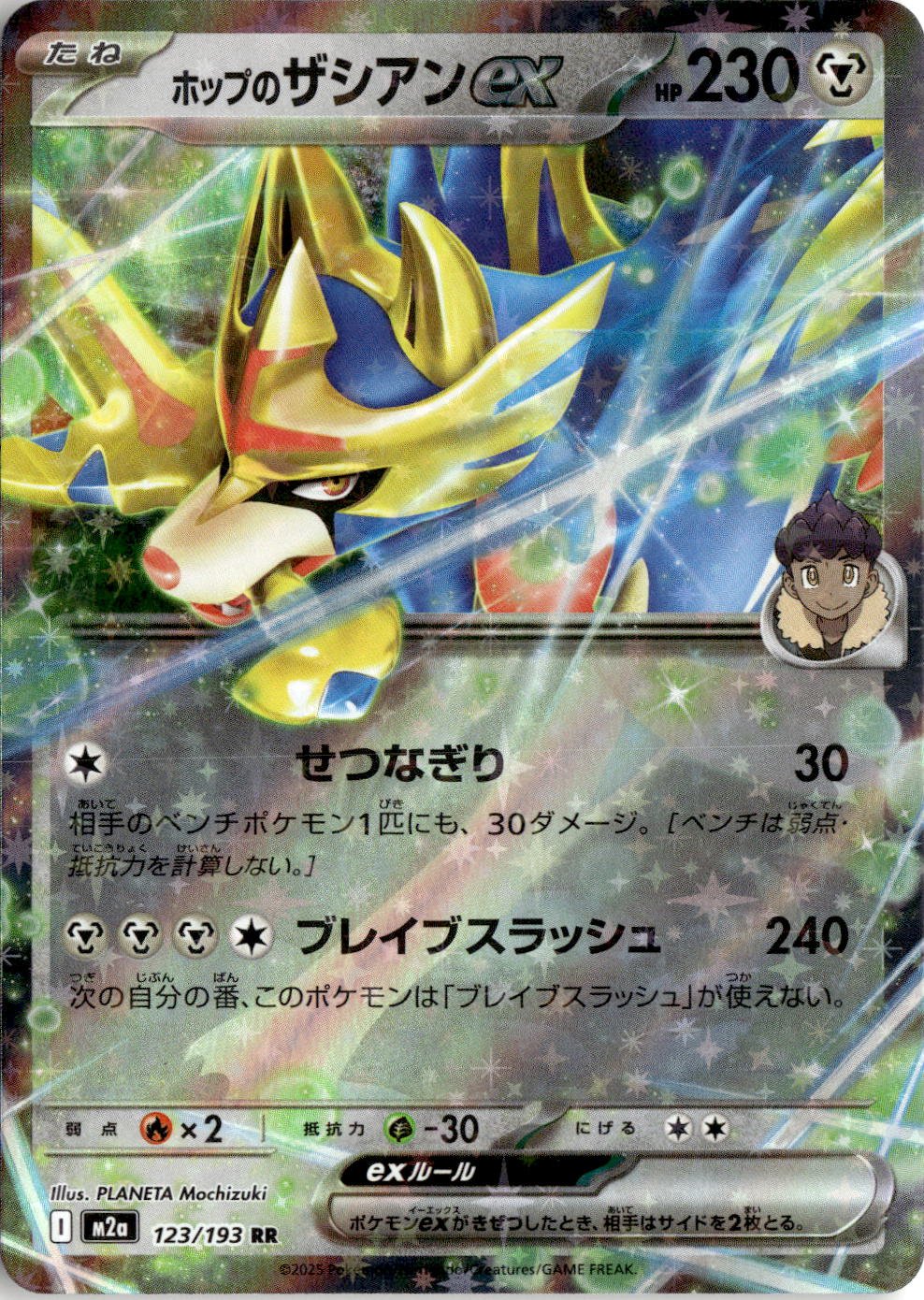 Hop'S Zacian Ex graded slab