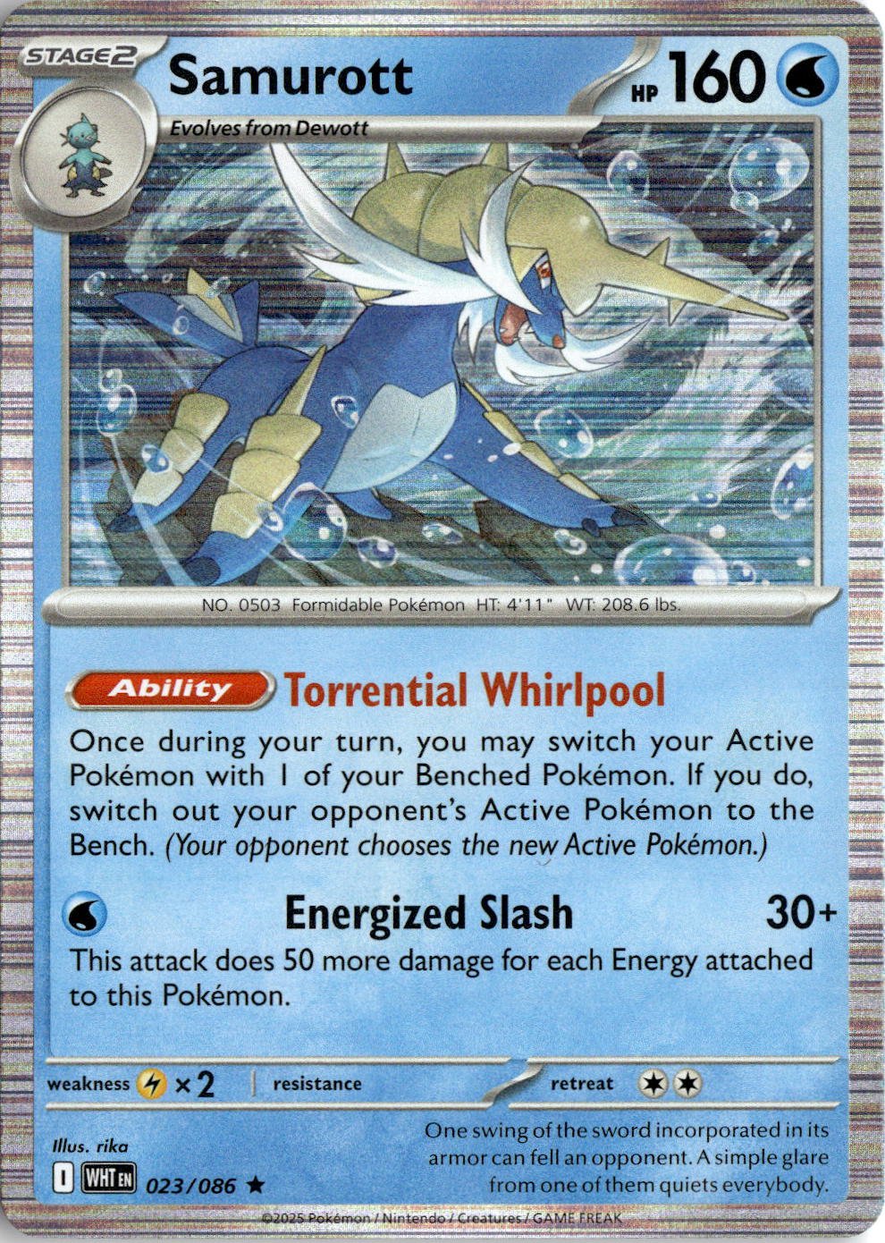 Samurott graded slab