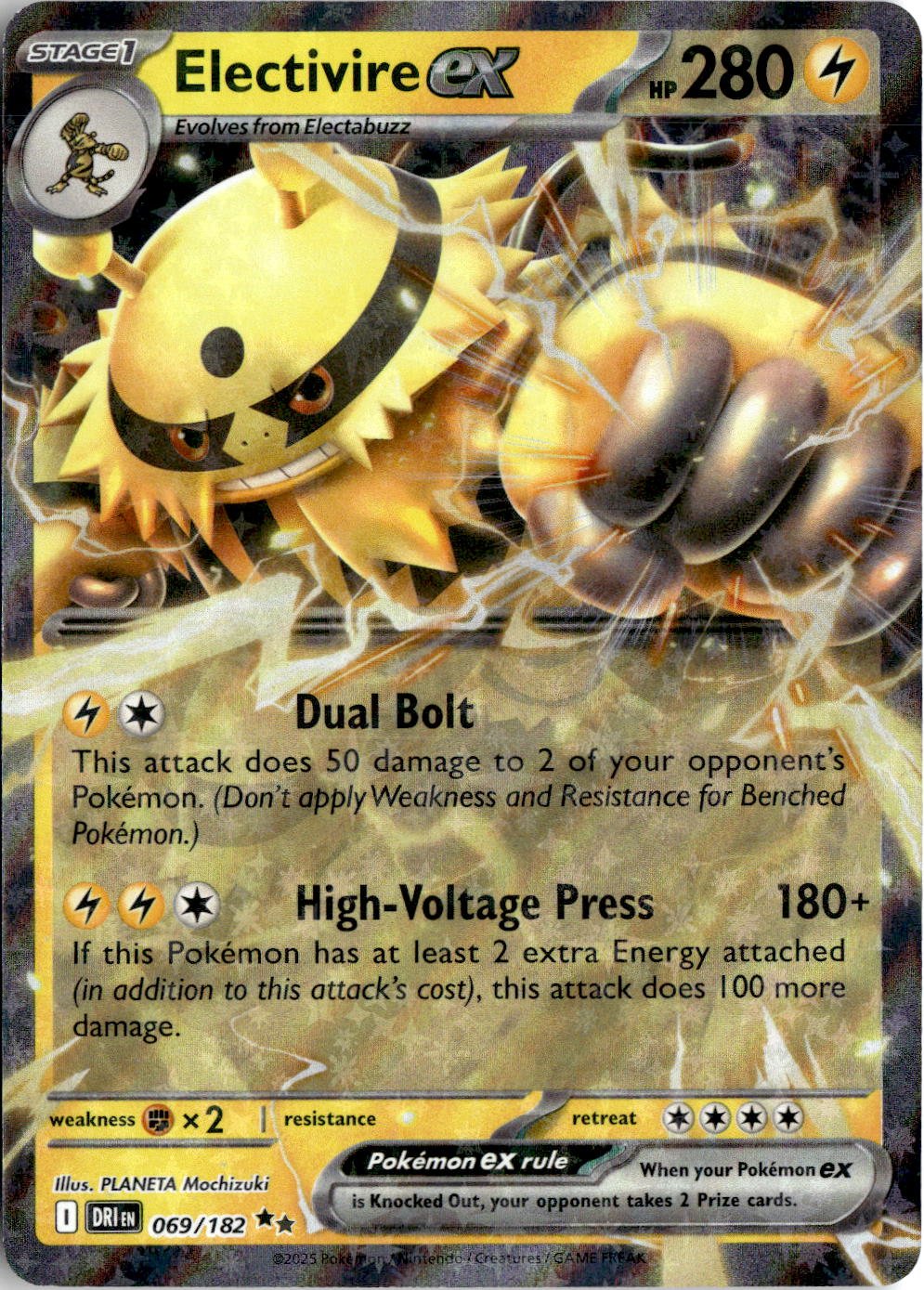 Electivire EX graded slab