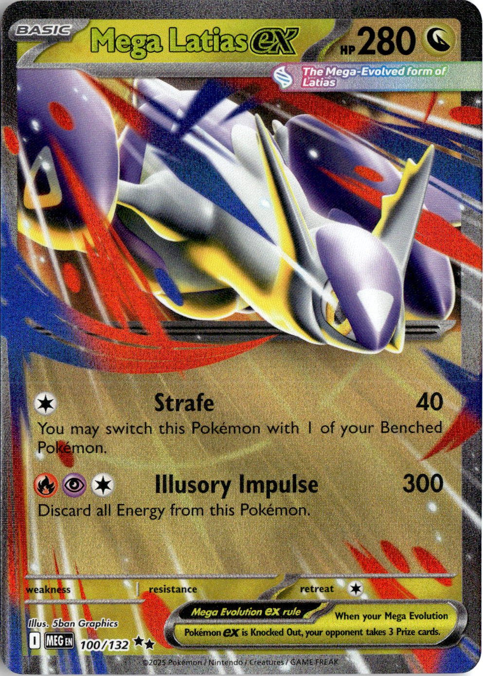 Mega Latias EX graded slab