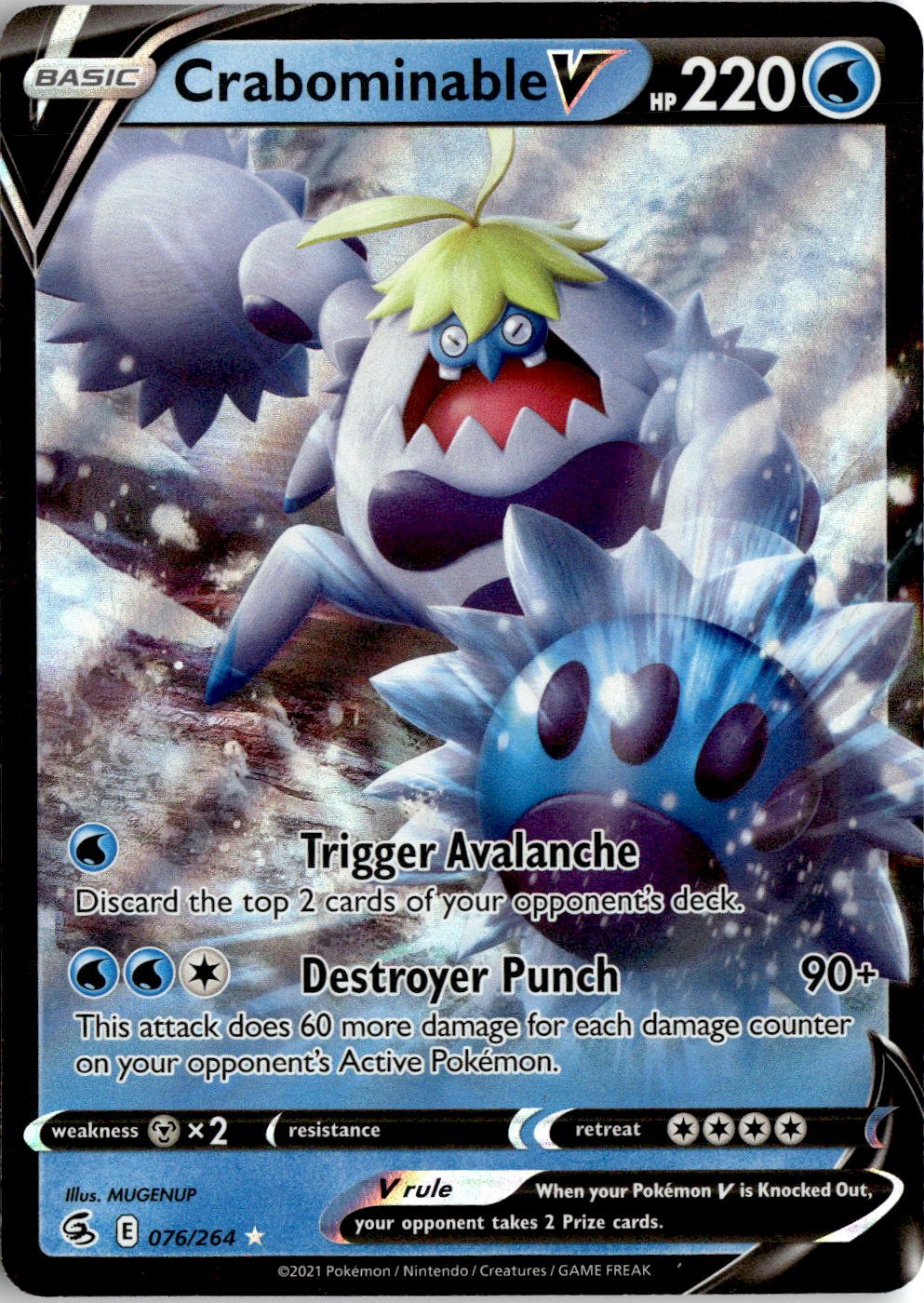 Crabominable V graded slab