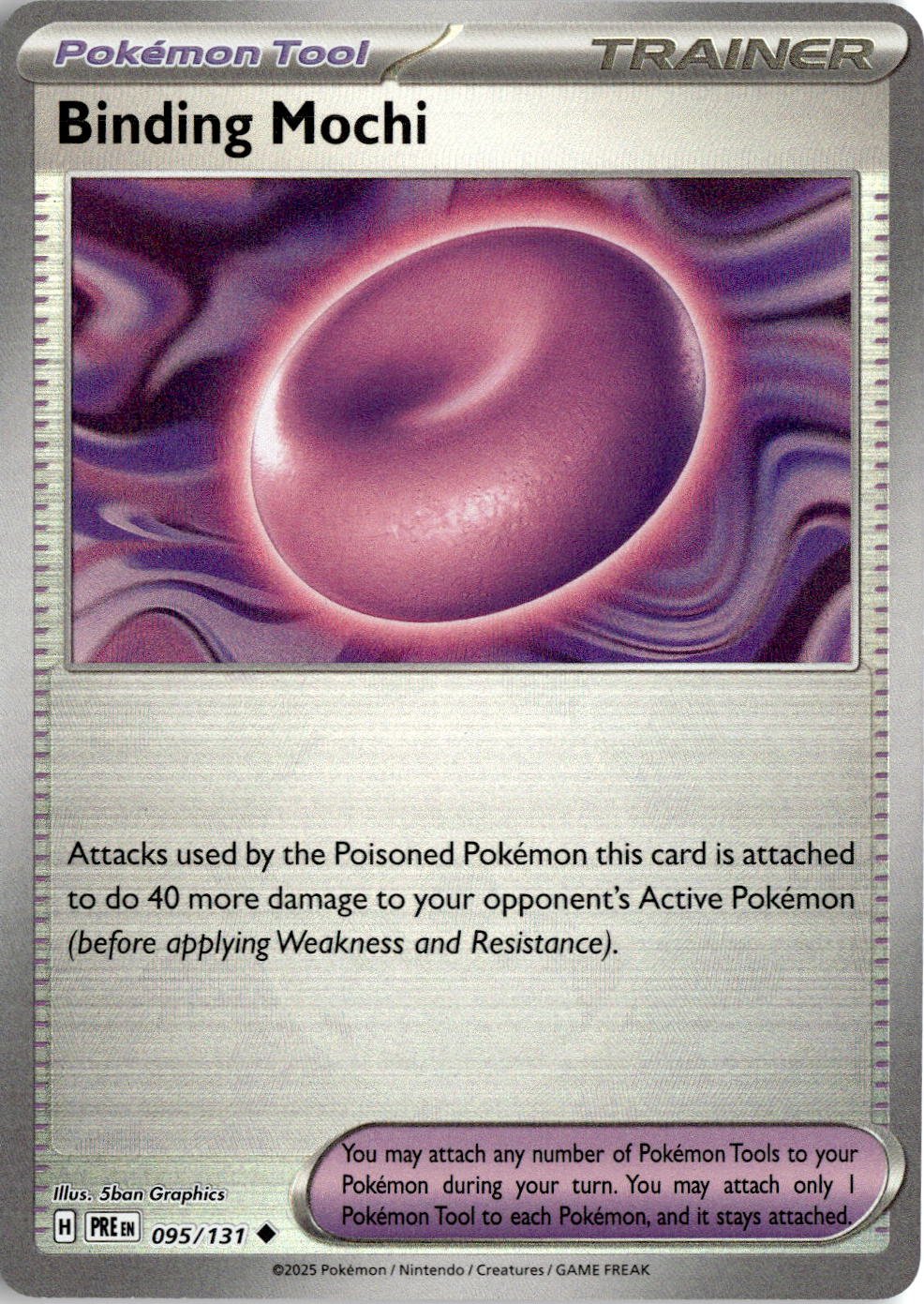 2025 Pokemon Scarlet And Violet Binding Mochi graded slab