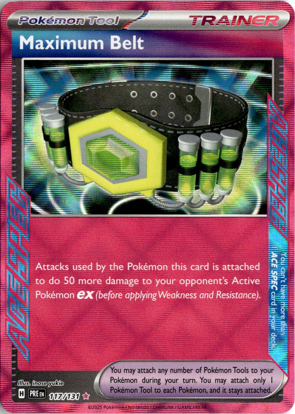 2025 Pokemon Scarlet And Violet Maximum Belt graded slab