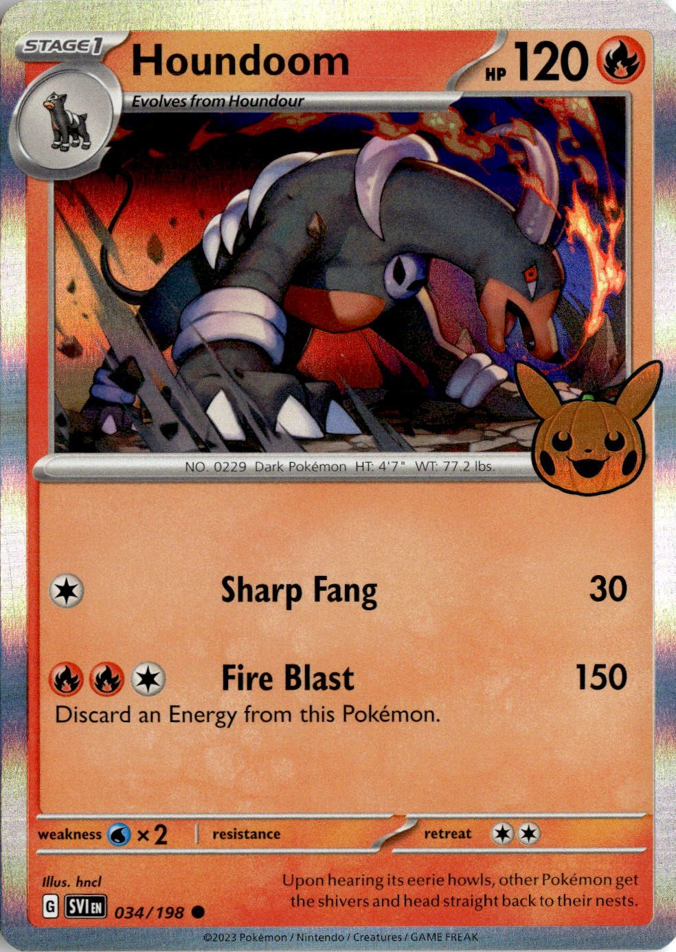 Houndoom graded slab