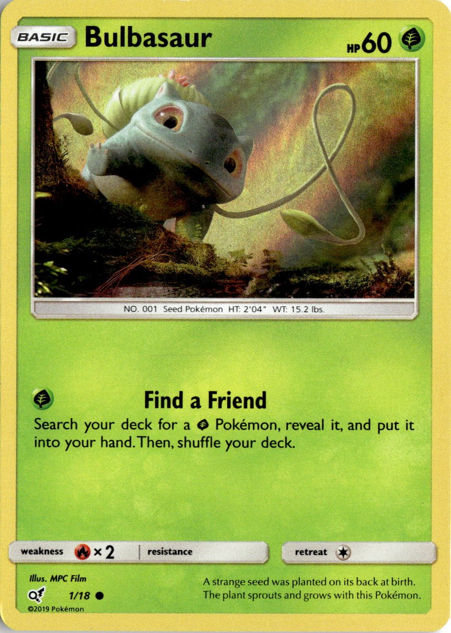 2019 Pokemon Sun And Moon Bulbasaur graded slab