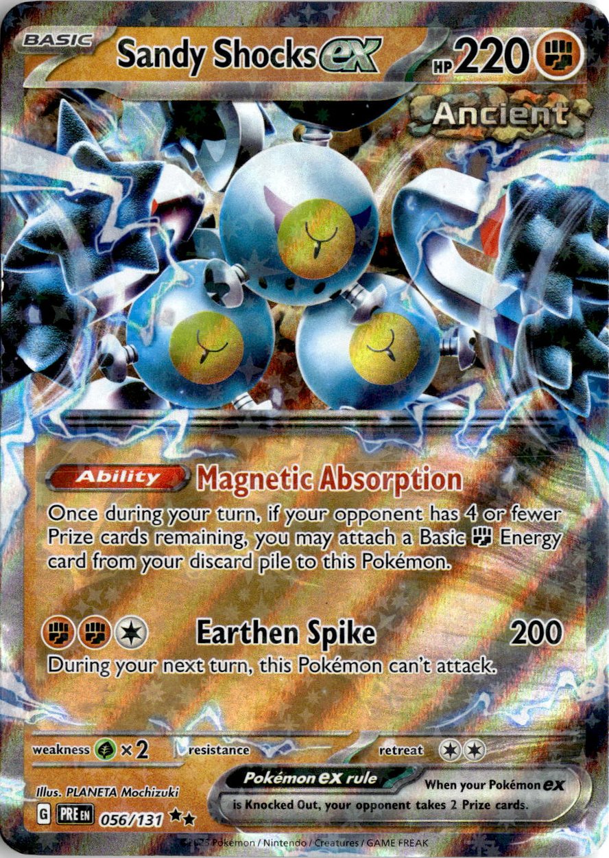 2025 Pokemon Scarlet And Violet Sandy Shocks EX graded slab