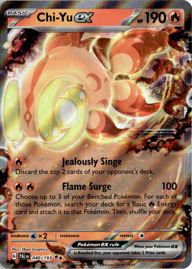 2023 Pokemon Scarlet And Violet Chi-Yu Ex graded slab