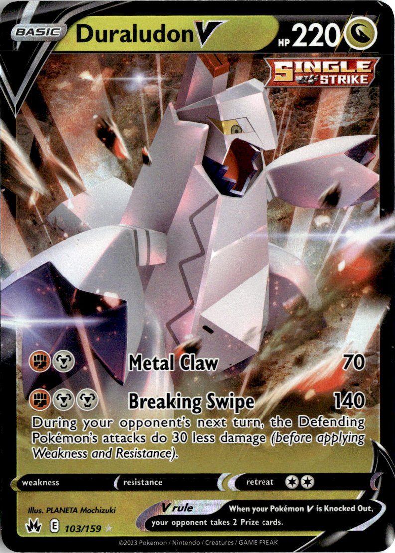 2023 Pokemon Sword And Shield Duraludon V graded slab