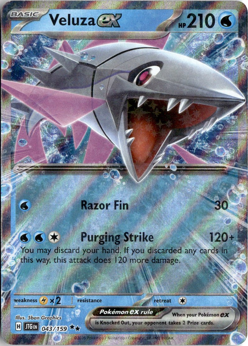 2025 Pokemon Scarlet And Violet Veluza EX graded slab