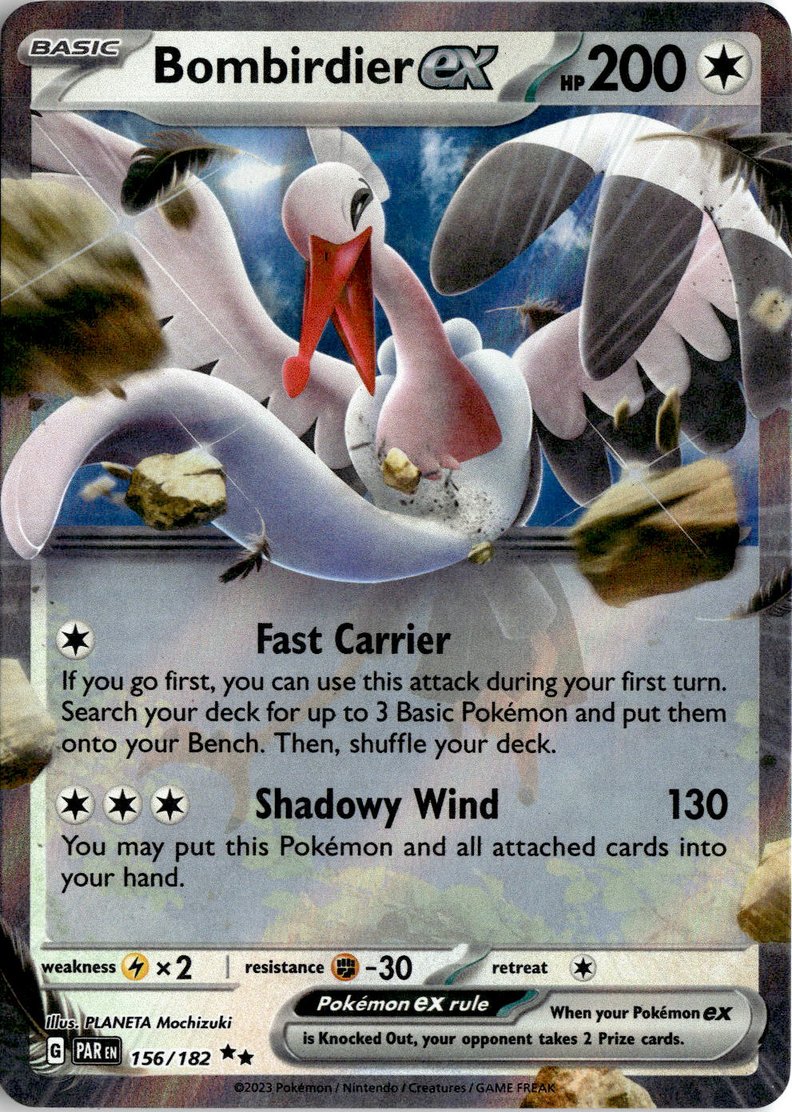 2023 Pokemon Scarlet And Violet Bombirdier EX graded slab