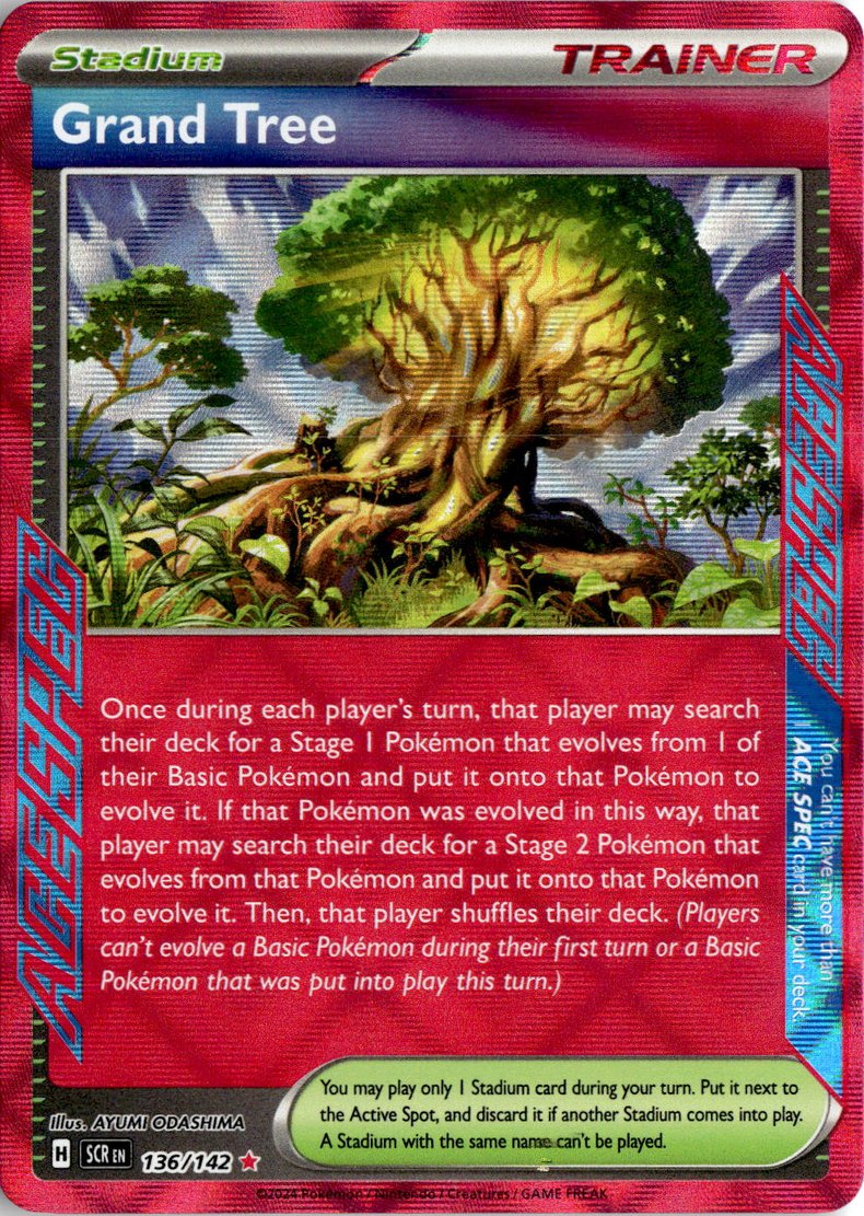 2024 Pokemon Scarlet And Violet Grand Tree graded slab