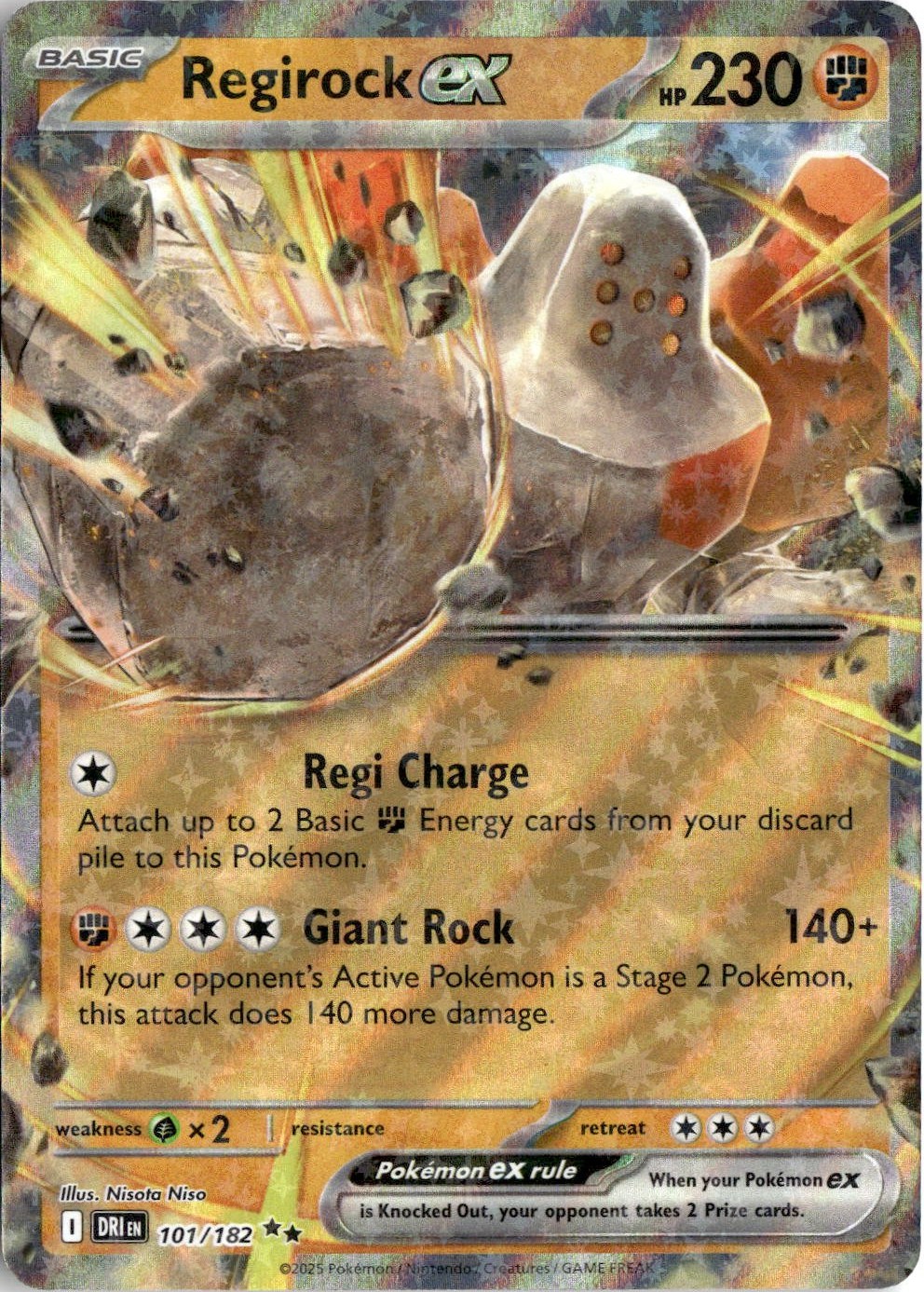 Regirock EX graded slab