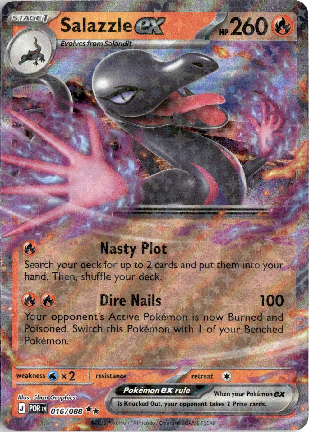 Salazzle EX graded slab