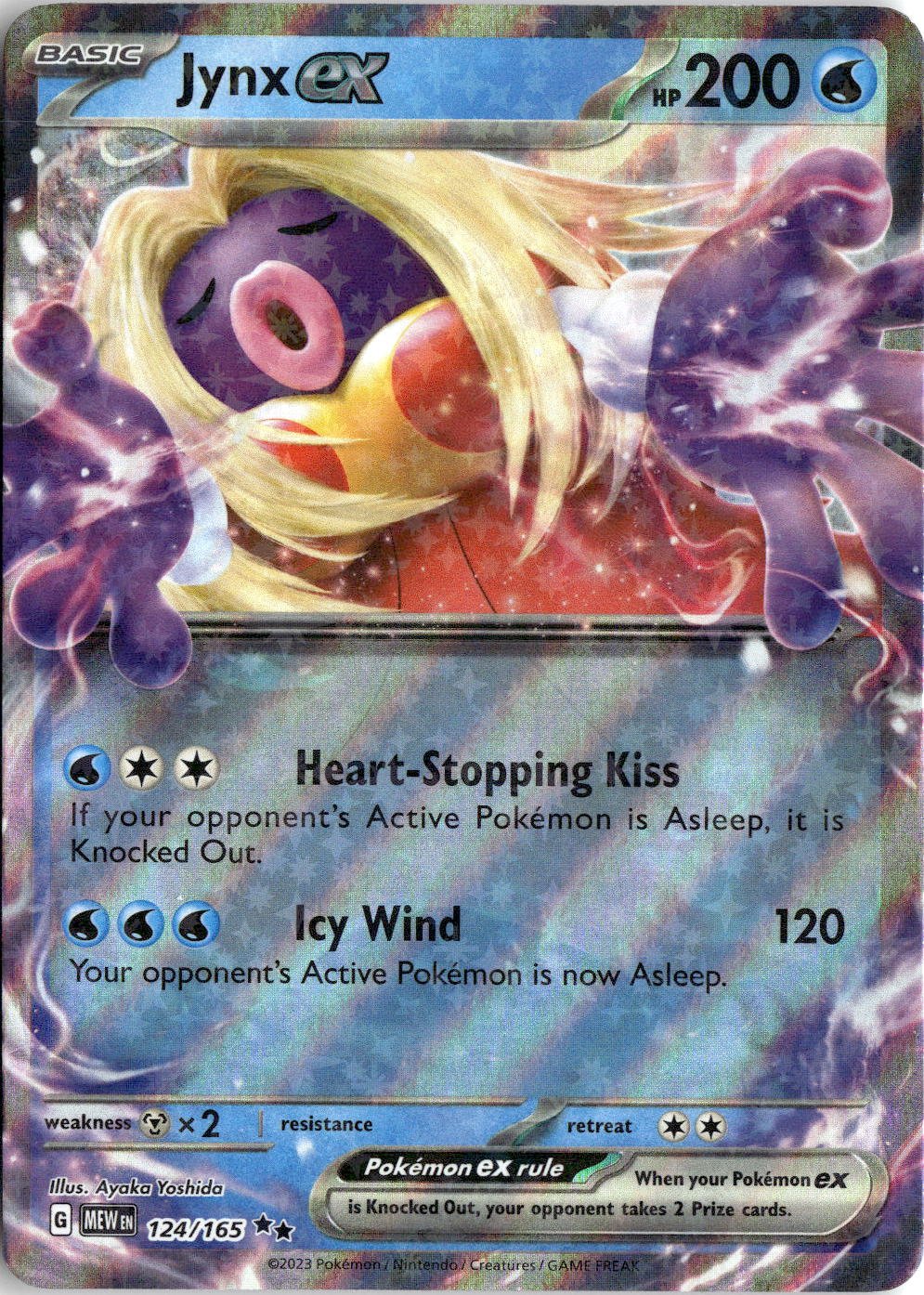 2023 Pokemon Scarlet And Violet Jynx EX graded slab