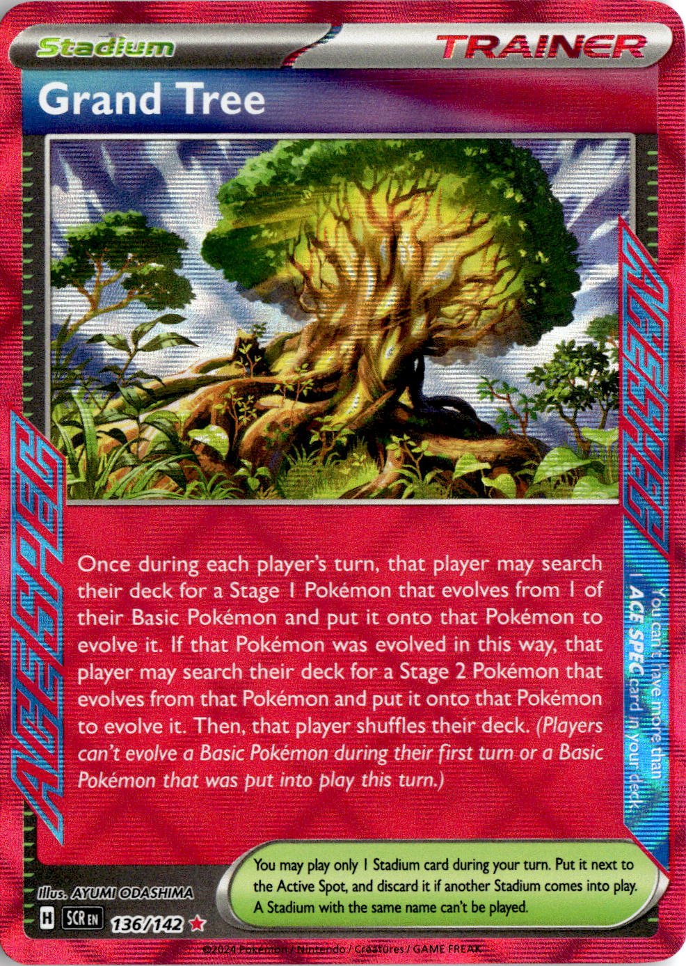 2024 Pokemon Sv Grand Tree graded slab