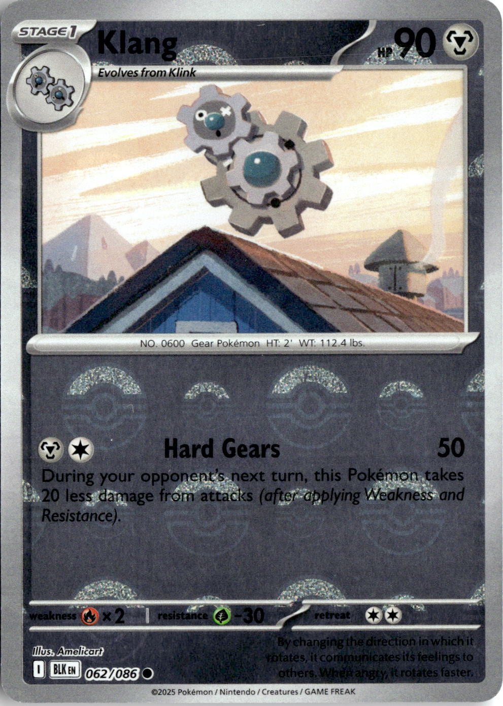 2025 Pokemon Sv Klang graded slab
