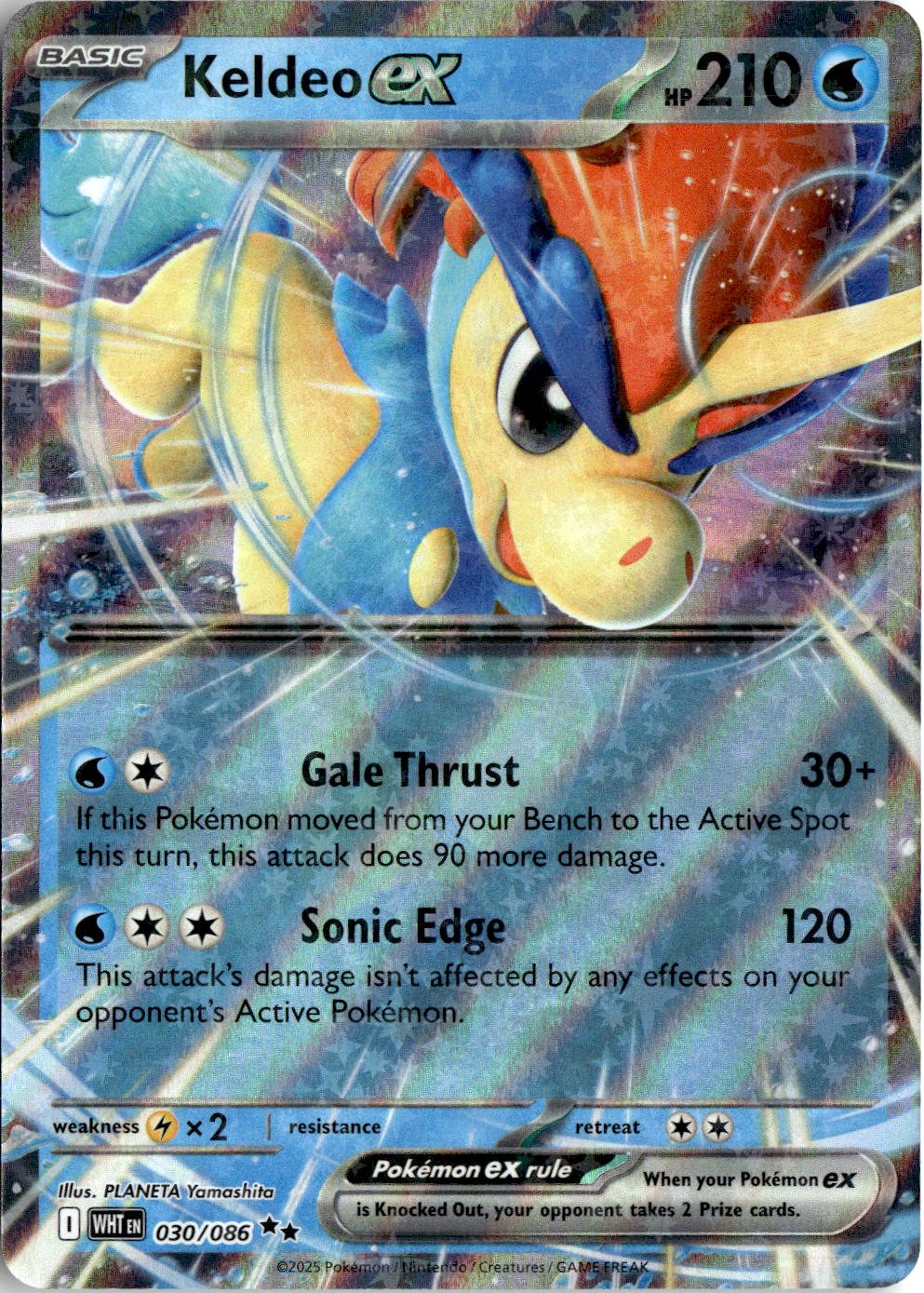 2025 Pokemon Sv Keldeo Ex graded slab