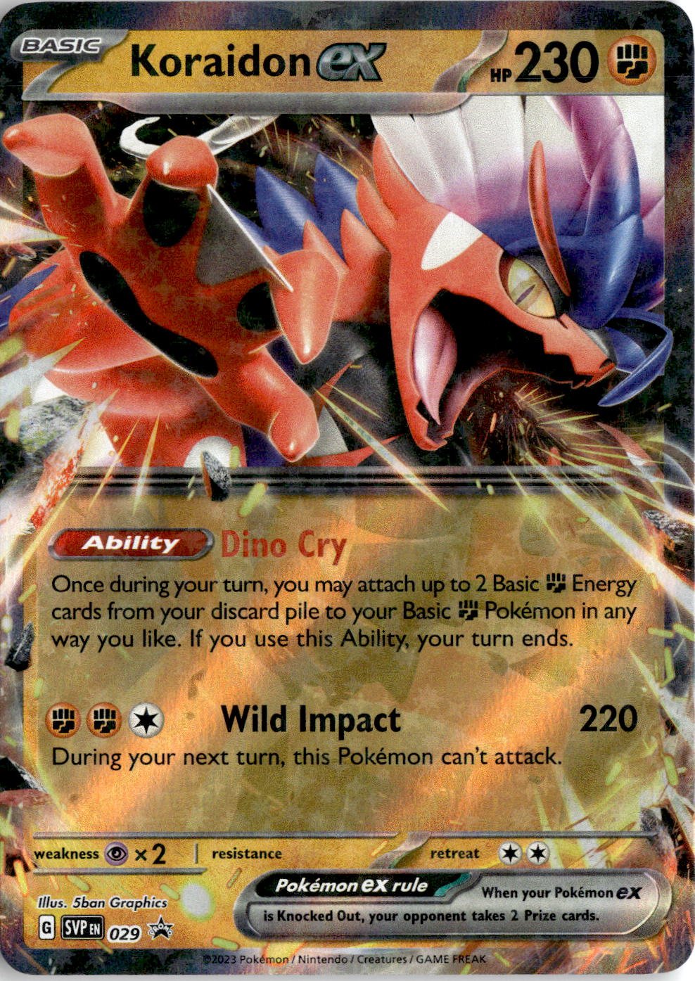 2022 Pokemon Sv Koraidon Ex graded slab