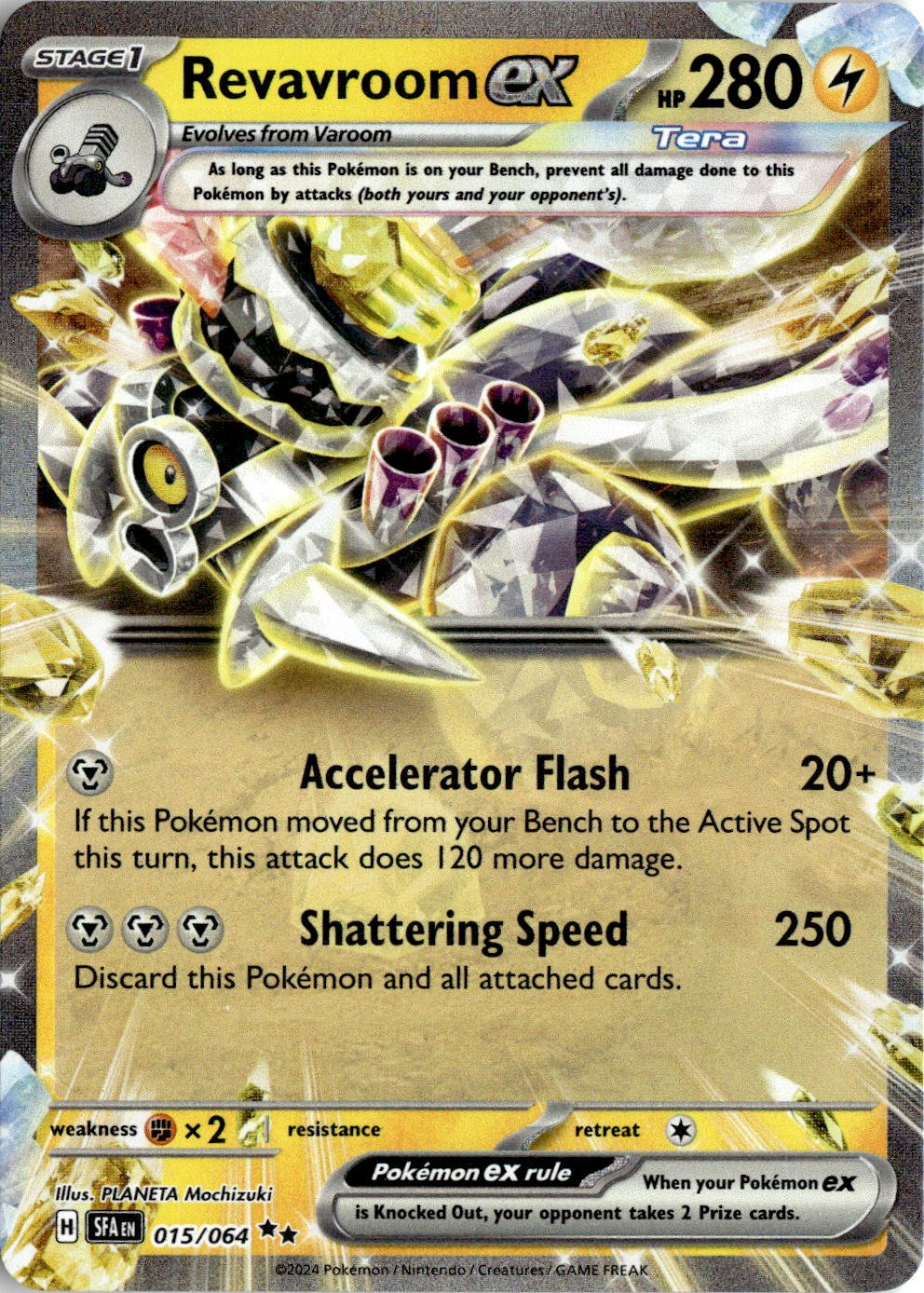 2024 Pokemon Sv Revavroom Ex graded slab