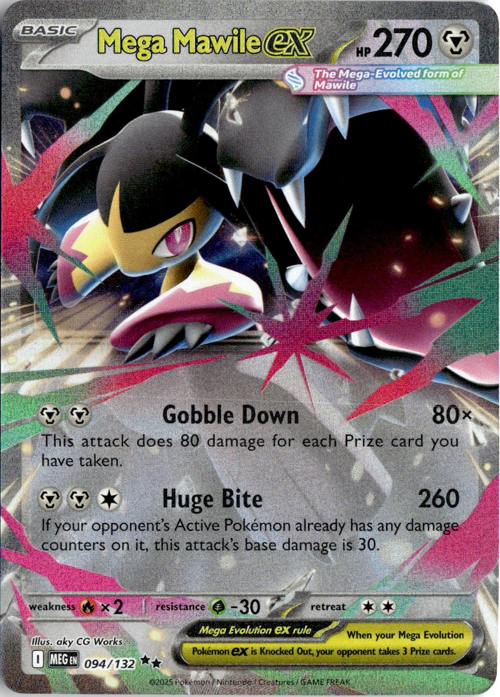Mega Mawile EX graded slab