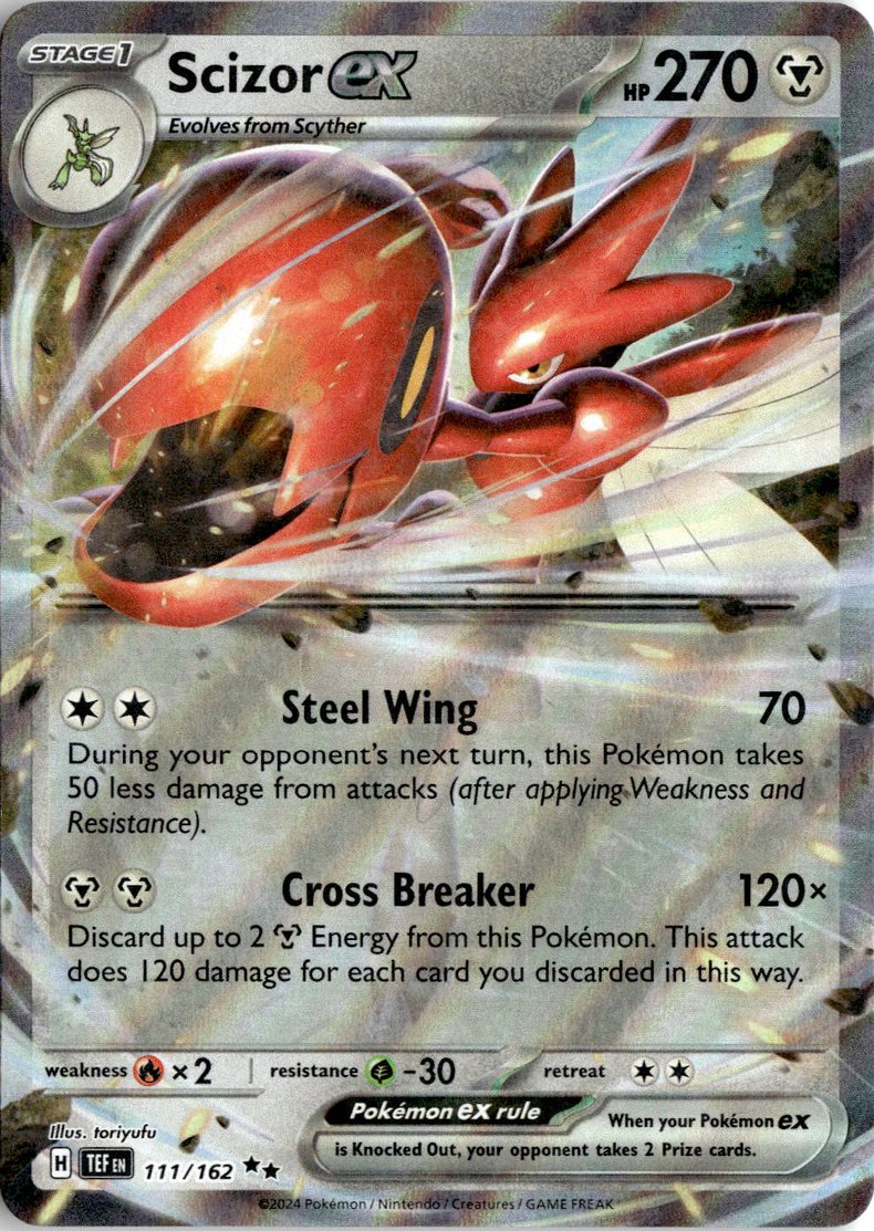 2024 Pokemon Scarlet And Violet ScizorEX graded slab