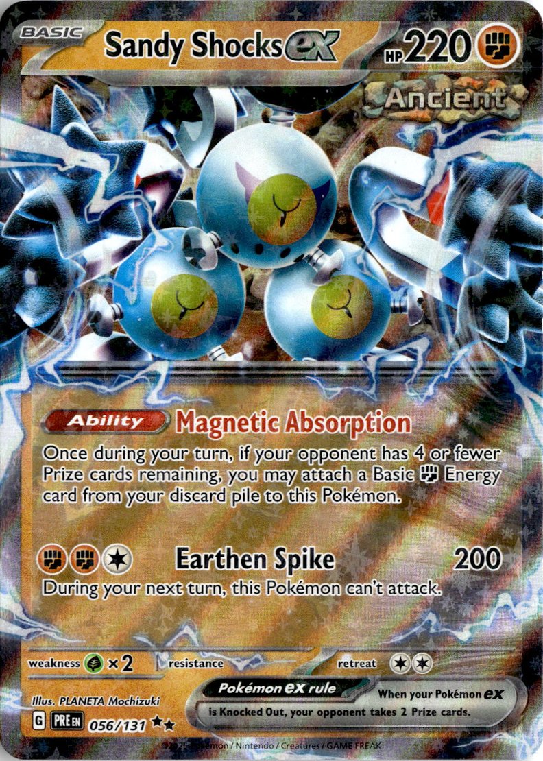 2023 Pokemon Scarlet And Violet Sandy Shocks EX graded slab