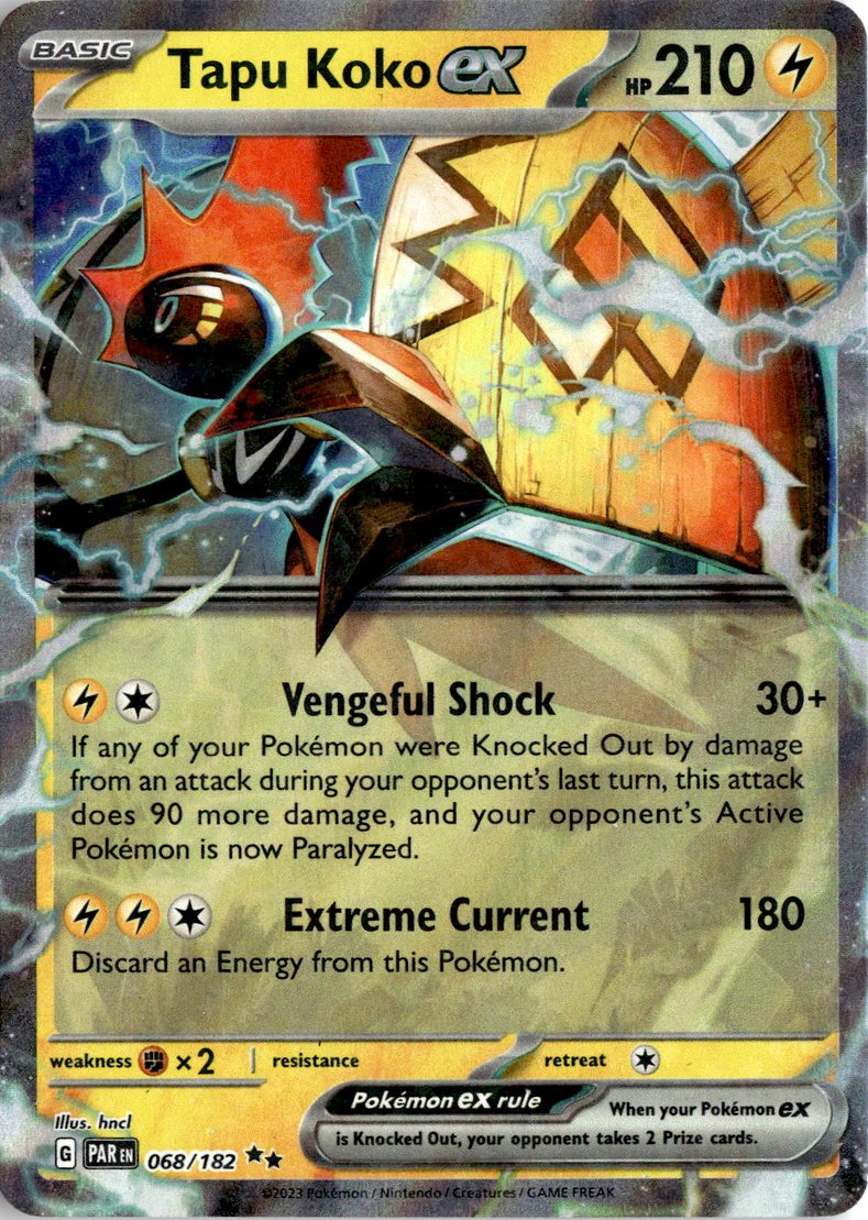 2023 Pokemon Scarlet And Violet Tapu Koko Ex graded slab