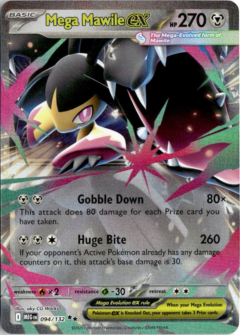 2025 Pokemon Mega Evolution Mega Mawile graded slab