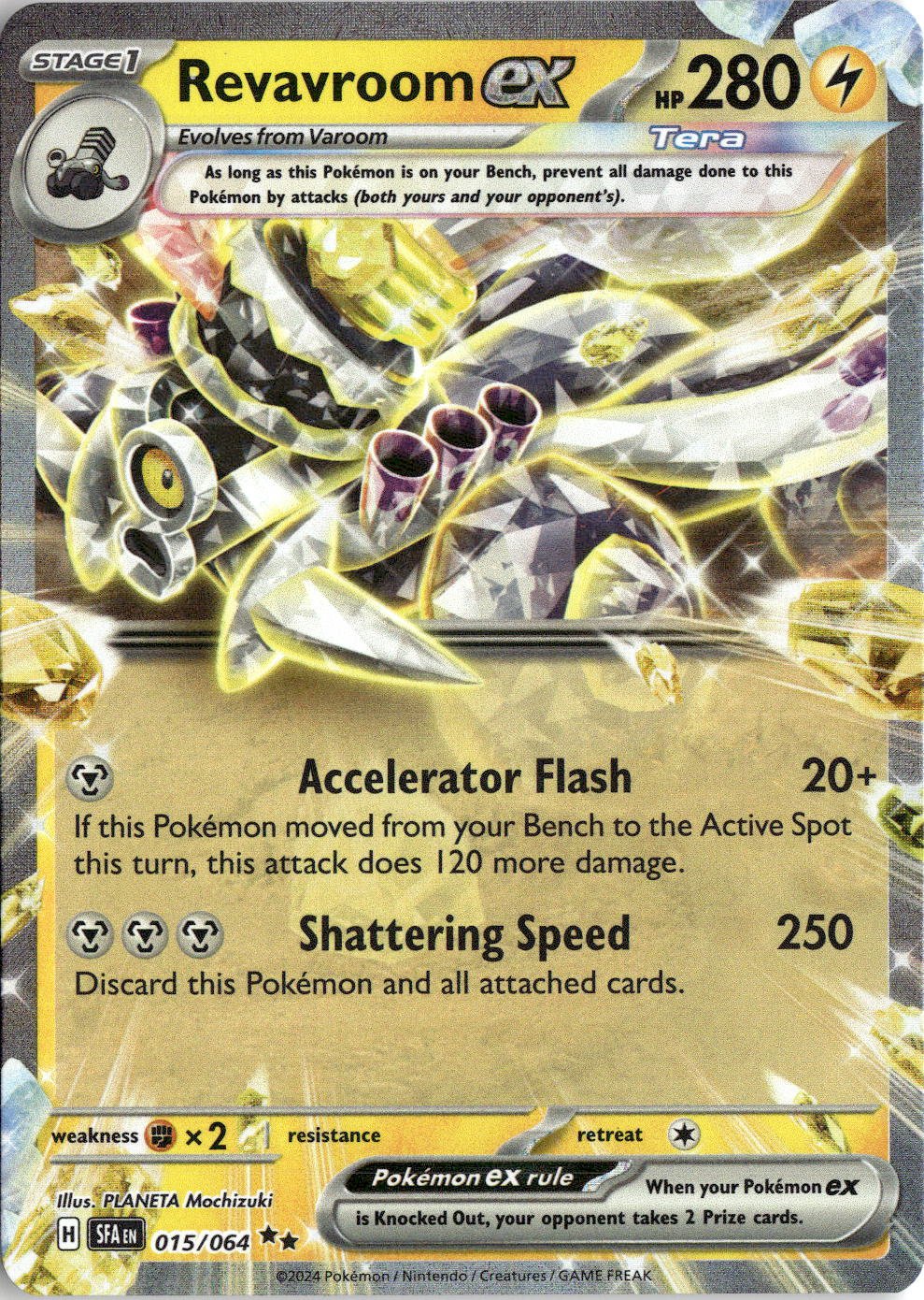 2024 Pokemon Sv Revavroom Ex graded slab