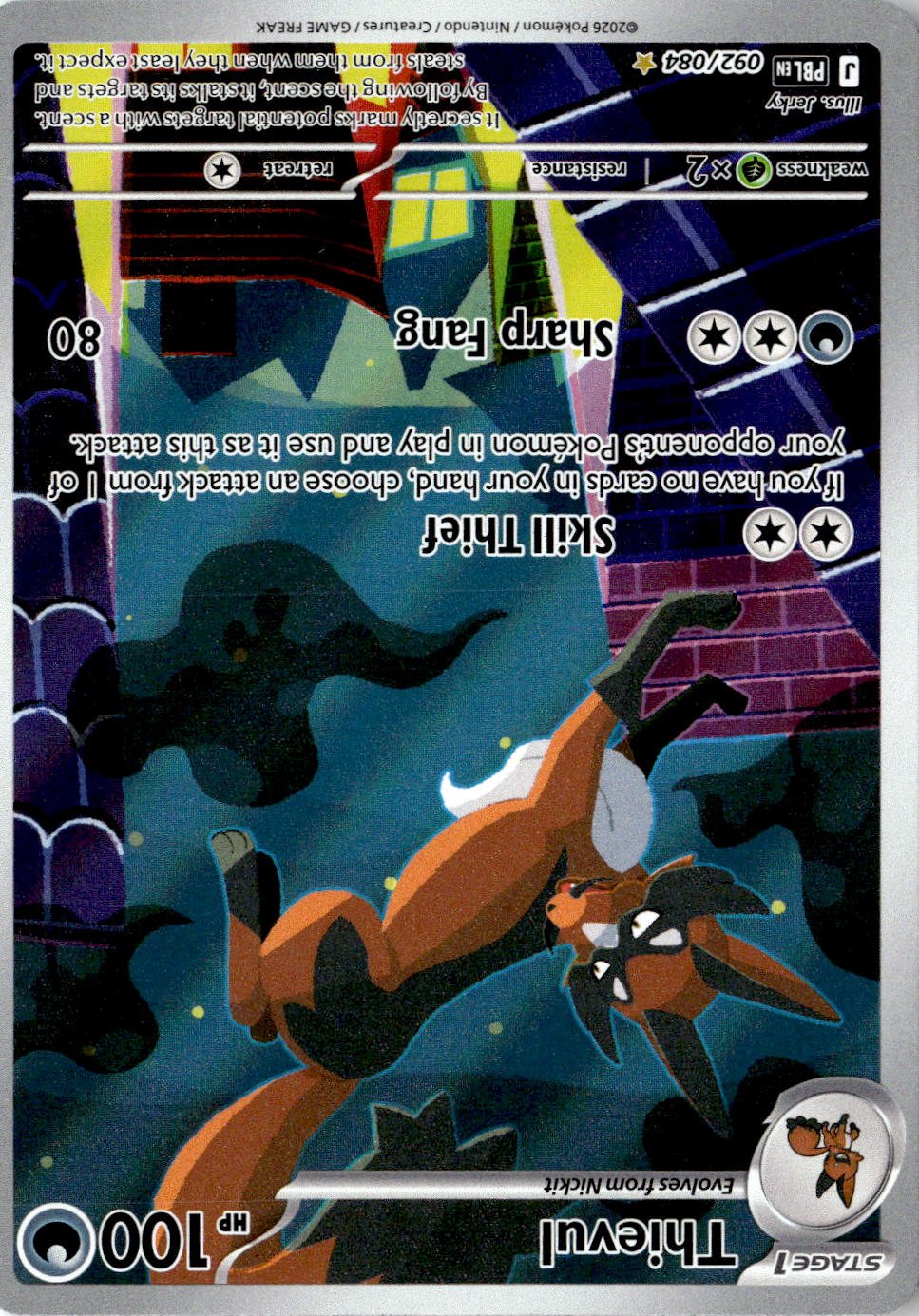 2026 Pokemon Mega Evolution Thievul graded slab