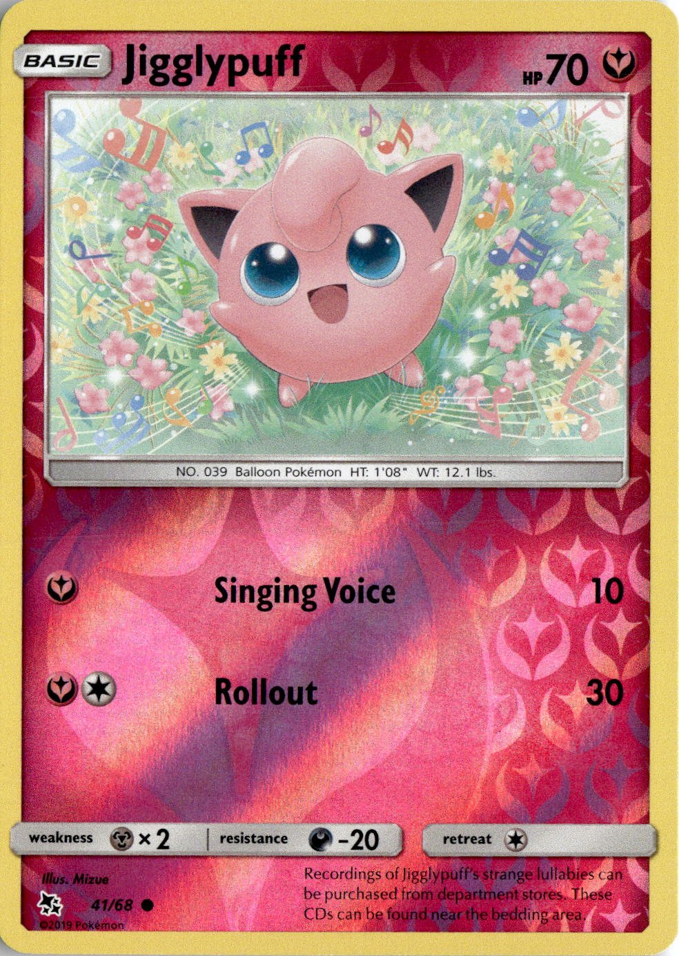 2019 Pokemon Sun And Moon Jigglypuff graded slab