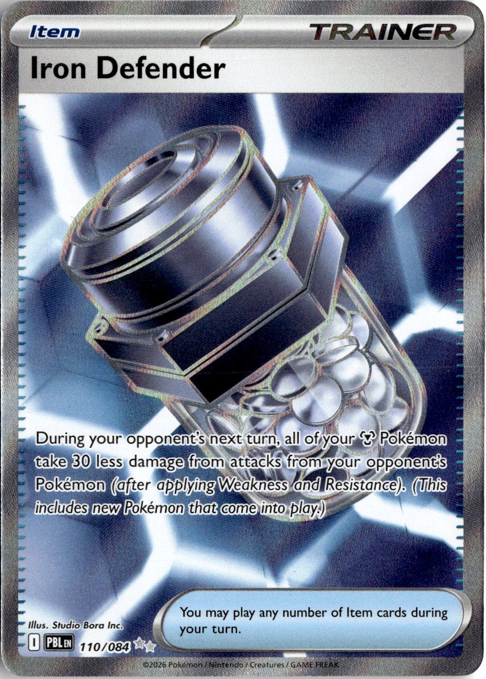 2026 Pokemon Mega Evolution Iron Defender graded slab
